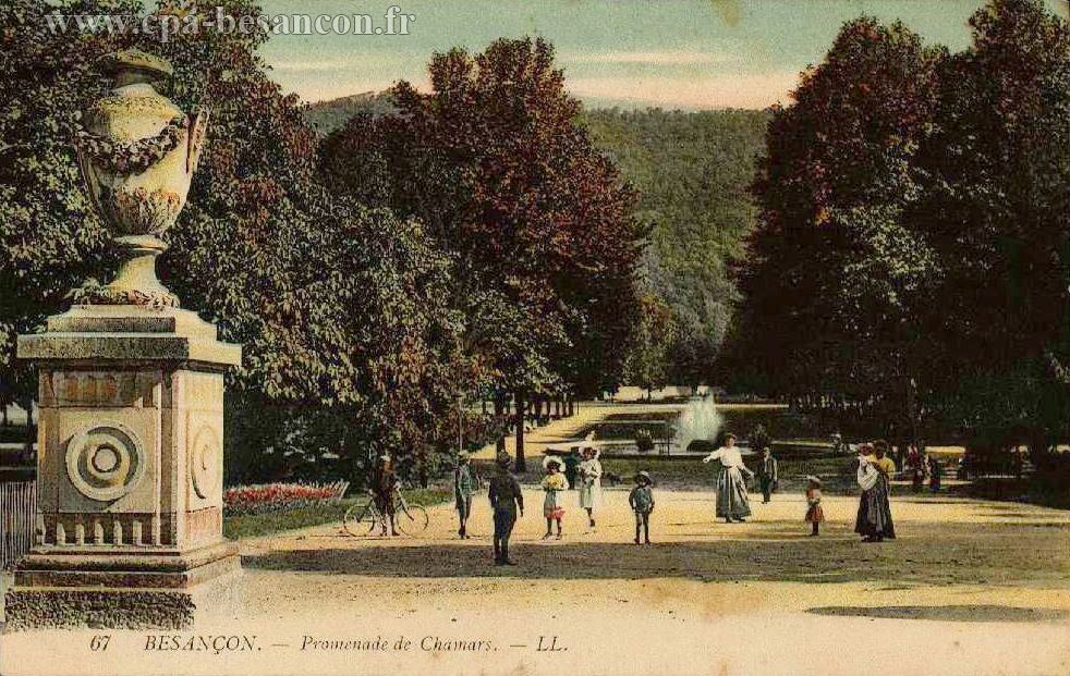 67 BESANÇON. - Promenade de Chamars.